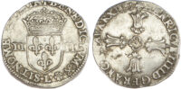 France, Henry IV (1589–1610), silver ¼ Ecu