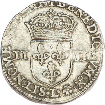 France, Henry IV (1589–1610), silver ¼ Ecu