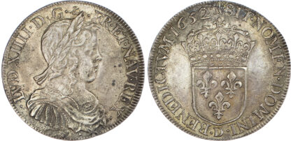 France, Louis XIV (1643-1715), silver Demi Écu, 1652