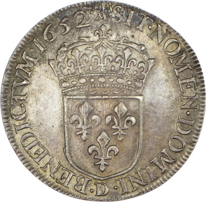 France, Louis XIV (1643-1715), silver Demi Écu, 1652