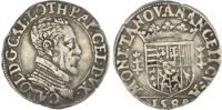France, Lorraine, Charles III (1545-1608), silver ¼ Teston, 1588