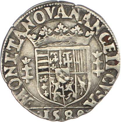 France, Lorraine, Charles III (1545-1608), silver ¼ Teston, 1588