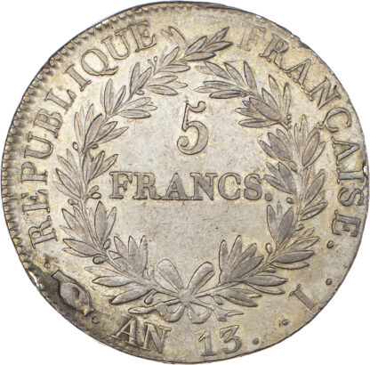 France, Empire, Napoleon I (1804-1814), silver 5 Francs