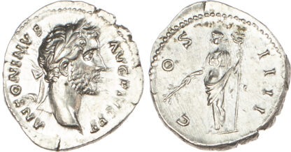 Antoninus Pius, Silver Denarius