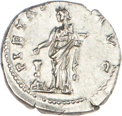 Diva Faustina Senior, Silver Denarius