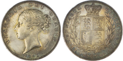 Victoria (1837-1901) Halfcrown, 1841. Key date within the series