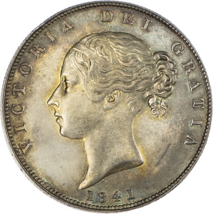 Victoria (1837-1901) Halfcrown, 1841. Key date within the series