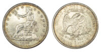 USA, silver Trade Dollar, 1877, San Francisco