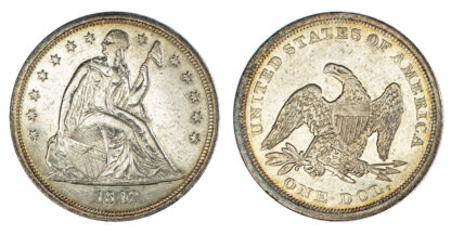 USA, Seated Liberty, silver Dollar, 1842