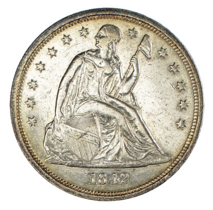 USA, Seated Liberty, silver Dollar, 1842