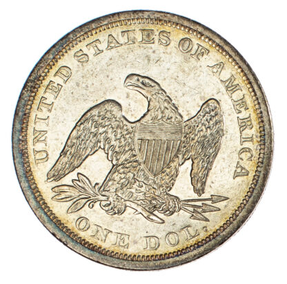 USA, Seated Liberty, silver Dollar, 1842