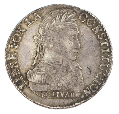 Bolivia, Republic, silver 8 Soles, 1835