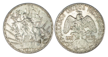 Mexico, Estados Unidos Mexicanos, silver Peso ‘Caballito’ type, 1912