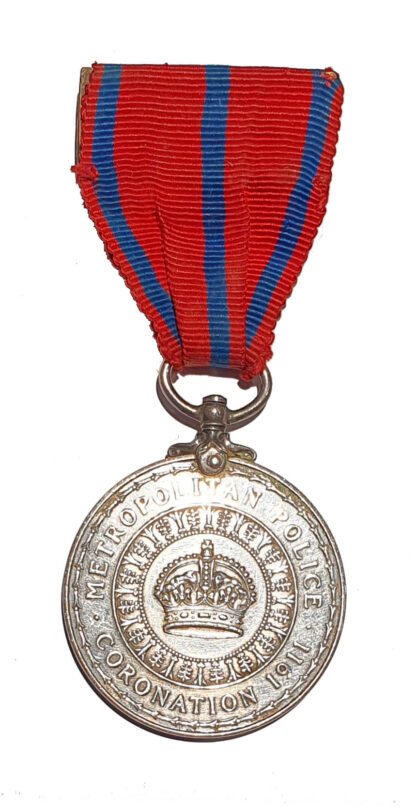 1911 Coronation (Police) Medal, Metropolitan Police Issue, (PC S. Easlea.)