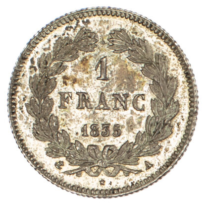 France, Louis Philippe (1830-1848), silver 1 Franc, 1835