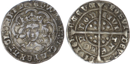 Edward IV, (1461-70), first reign, Groat, light coinage (1464-70), mule of type VI/Vd, London