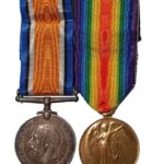 A Great War Pair awarded to Private William M. Davidson