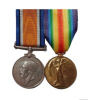 A Great War Pair awarded to Officers Steward 3rd Class Archibald Edwin Cowell