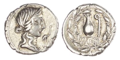 C. Caecilius Metellus Pius, Silver Denarius