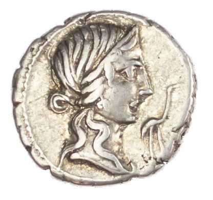 C. Caecilius Metellus Pius, Silver Denarius