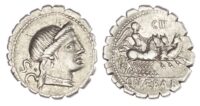 C. Naevius Balbus, Silver Denarius