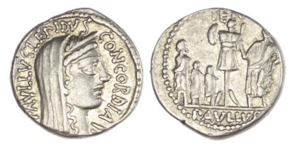 L. Aemilius Lepidus, Silver Denarius