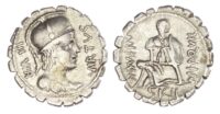 Mn. Aquilius, Silver Denarius