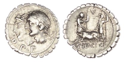 C. Sulpicius Galba, Silver Denarius