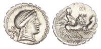 C. Naevius Balbus, Silver Denarius