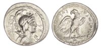 M. Plaetorius Cestianus, Silver Denarius