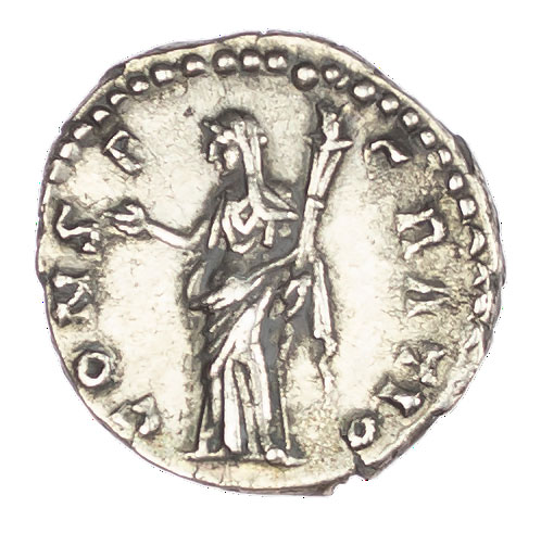 Diva Faustina I, Silver Denarius | Baldwin's