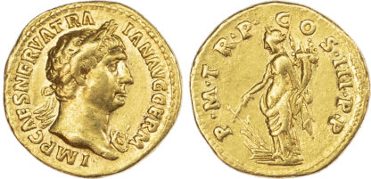 Trajan, Gold Aureus