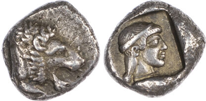 Caria, Knidos, Silver Drachm