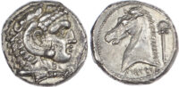 Sicily, Siculo-Punic, Silver Tetradrachm