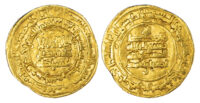 Samanid, Nasr II b. Ahmad (AH 301-331 / 914-934 AD), gold Dinar