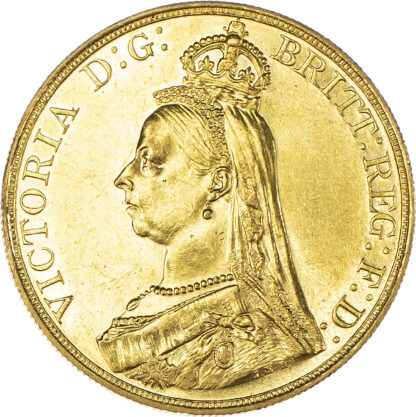 1887 Victoria £5