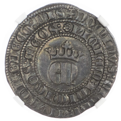 Spain, Kingdom of Castile and León, Enrique II (1369-1379), silver Real - AU 58