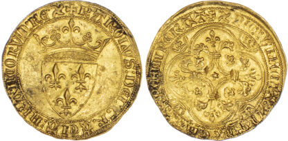 France, Charles VI (1380-1422), Ecu d’Or a la Couronne