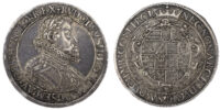 Austria, Rudolf II (1576-1612), silver Double Taler, 1604 - AU 58
