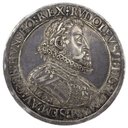 Austria, Rudolf II (1576-1612), silver Double Taler, 1604 - AU 58