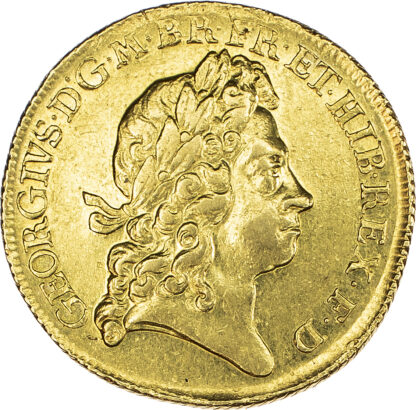 George I (1714 27), Two Guineas, 1720, 20 struck over 17