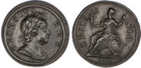 George I (1714-27), 'Dump' Farthing, 1717