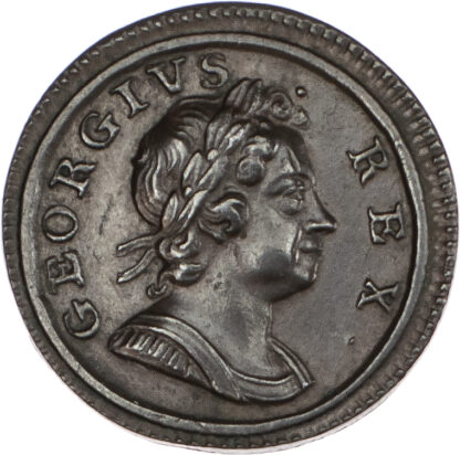 George I (1714-27), 'Dump' Farthing, 1717