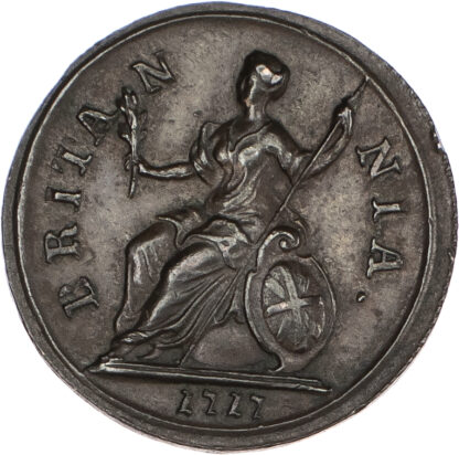 George I (1714-27), 'Dump' Farthing, 1717