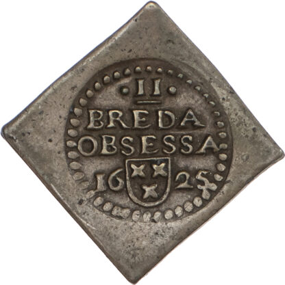 Netherlands, Breda, copper 2 Stuiver Klippe - siege money