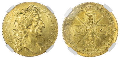 Charles II (1660-85), Two Guineas, 1678/7