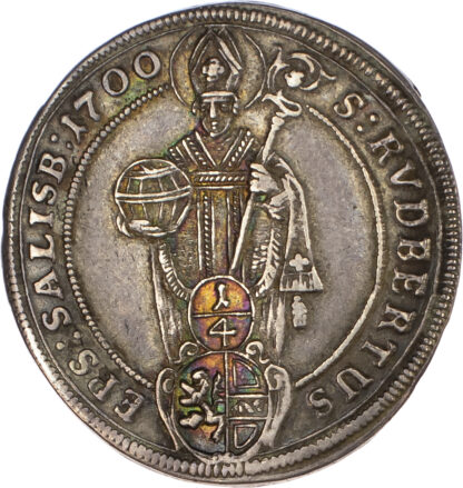 Austria, Salzburg, Johann Ernst von Thun und Hohenstein (1687-1709), silver 1/4 Taler
