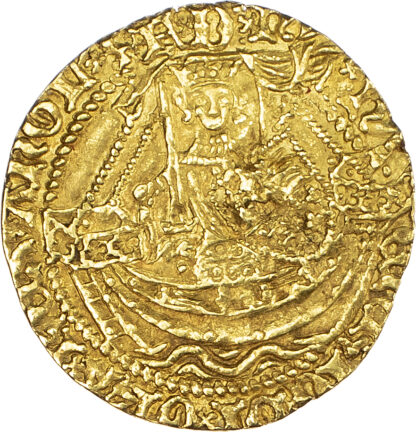 Henry V (1413-22), Half Noble of Three shillings and Four pence, London, Class F/D mule