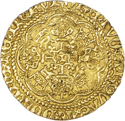 Henry V (1413-22), Half Noble of Three shillings and Four pence, London, Class F/D mule