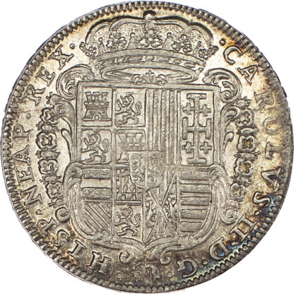 Italy, Naples, Charles II (1655-1700), silver 2 Tari, 1684